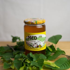 Smíšený med - lipový med a lesní med dohromady